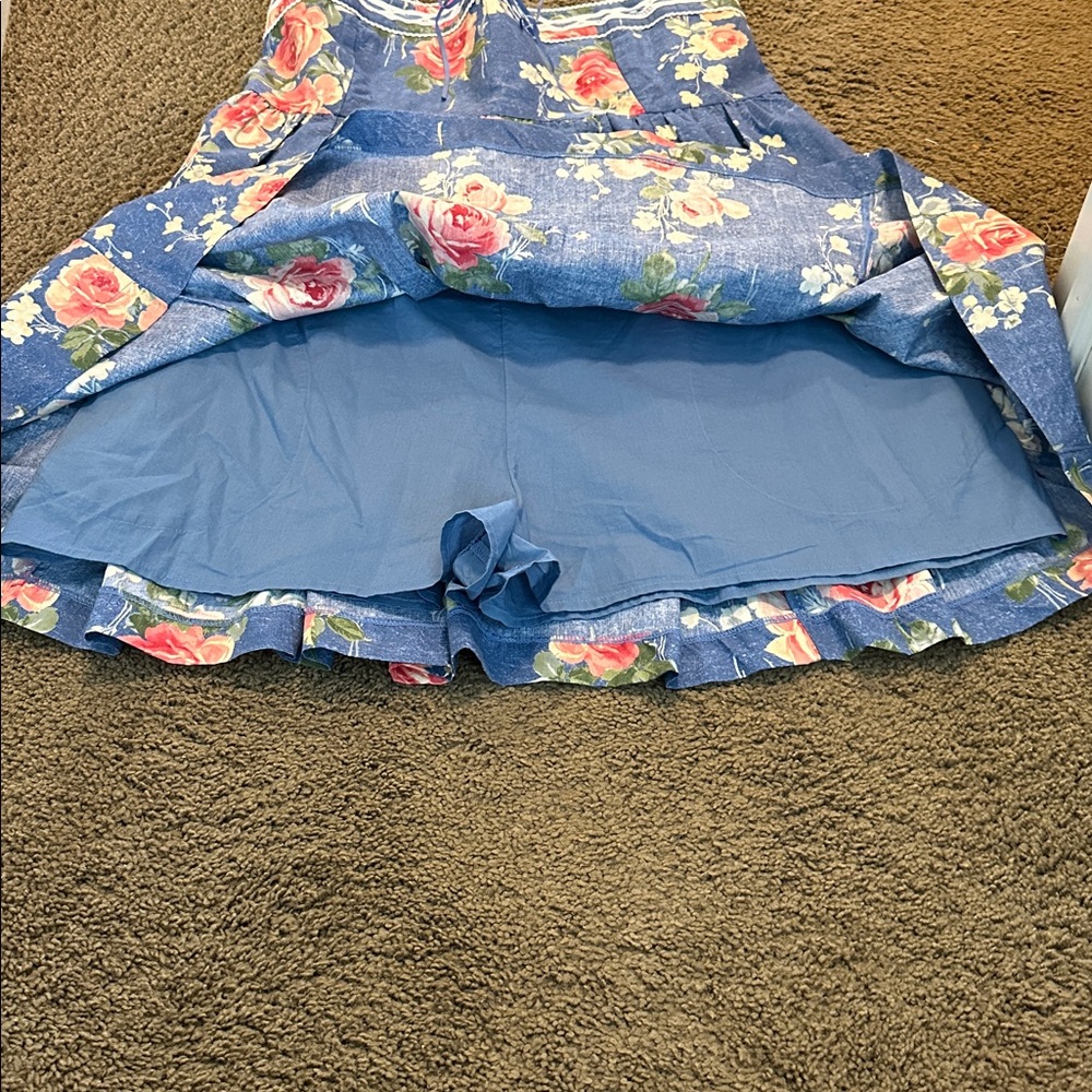 Abercrombie & Fitch Blue Floral Dress - Picture 2 of 3